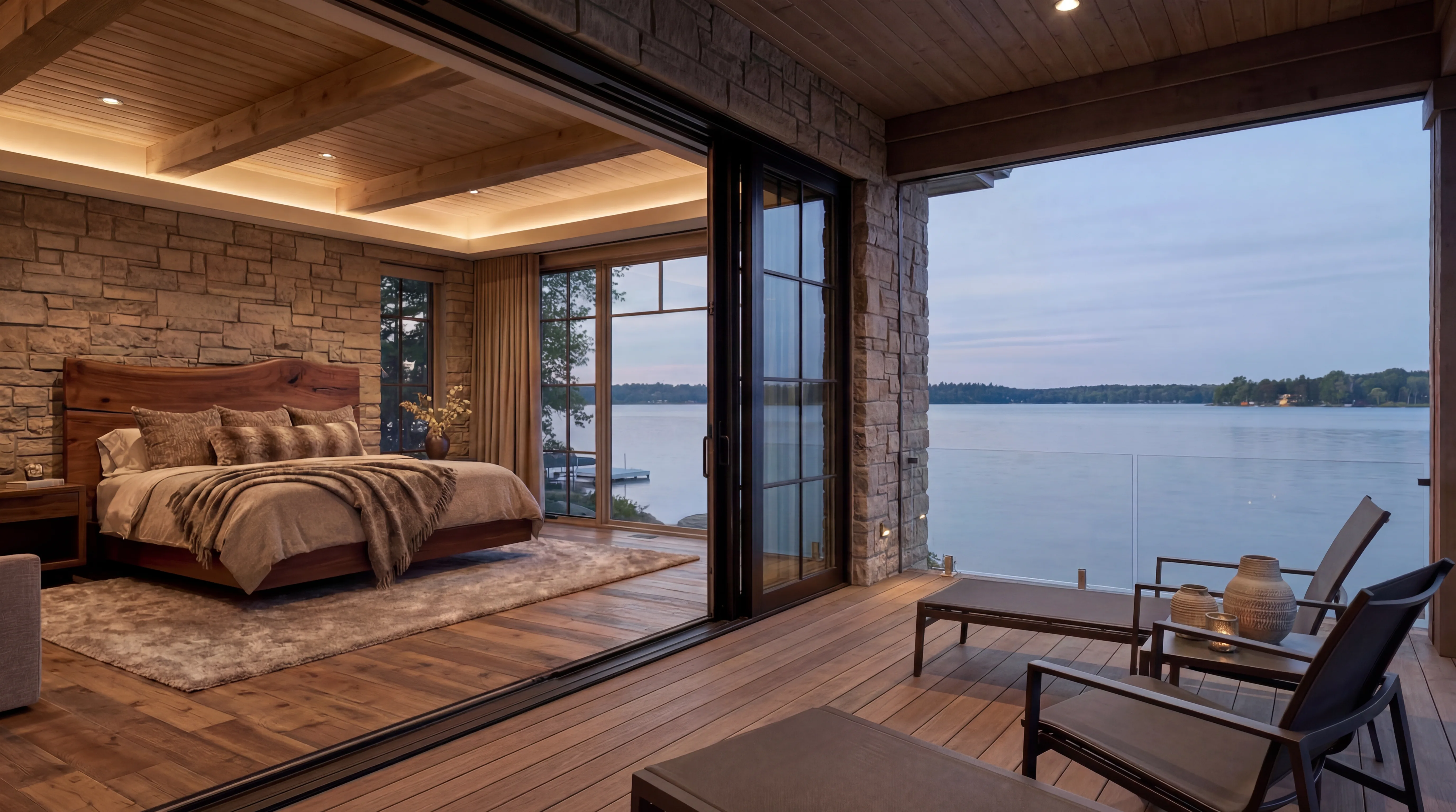 Wayzata Waterfront Estate — kitchen